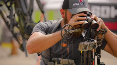 Bow Spider Allows Packing Your Bow Hands-Free Over Water and Rough Ground