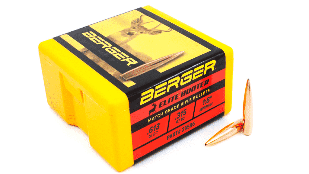 Berger .25 Caliber, 133 Grain Elite Hunter projectile
