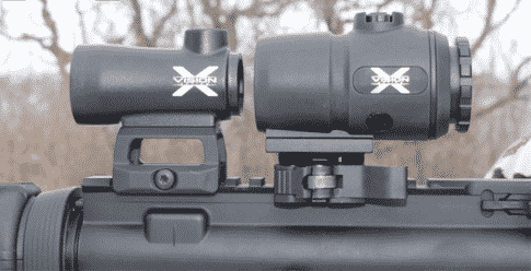 X-Vision Optics Red Dots and Magnifier