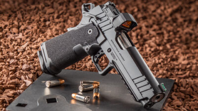 The optics-ready Prodigy combines the shootability of the 1911 with double-stack 9 mm capacity.