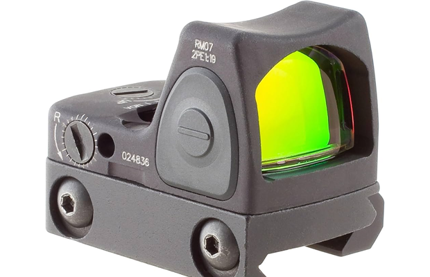 A red dot optic.