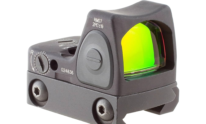 A red dot optic.