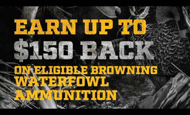 Browning rebate on ammo.