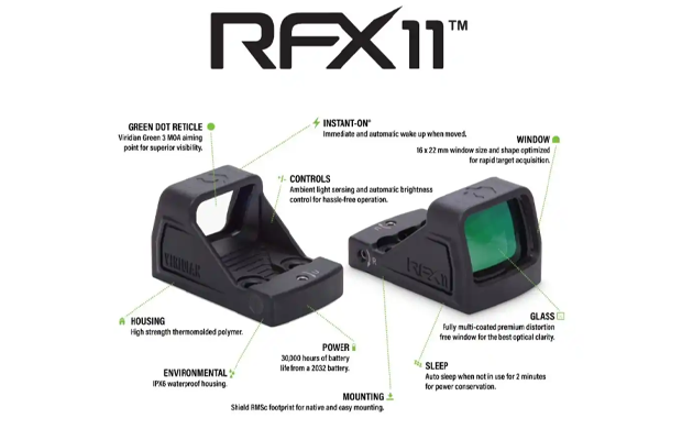 A green dot sight.