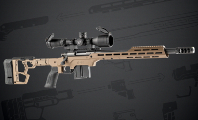 A rifle.