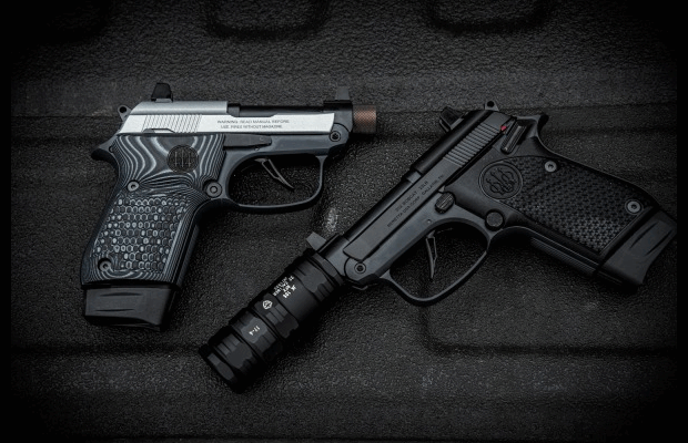 Two handguns.