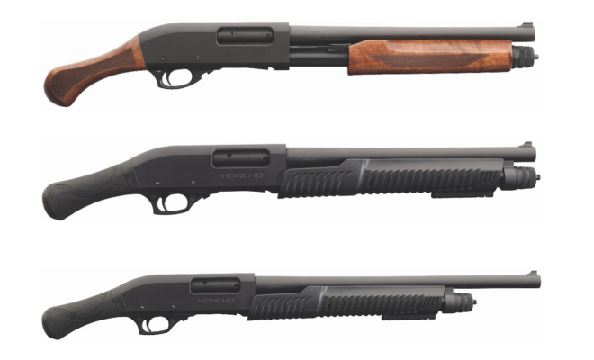 A short shotgun.
