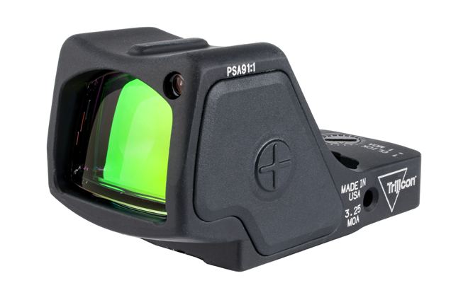 A red dot sight.
